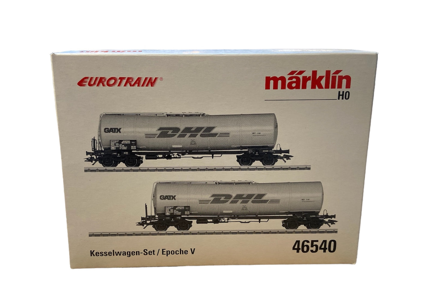 Märklin H0 - 46540 - Two tank wagons of DHL - DB